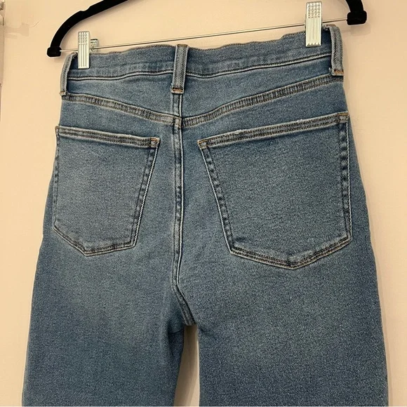 J Crew Stovepipe Straight Leg High Waist Jeans - Picture 5 of 9